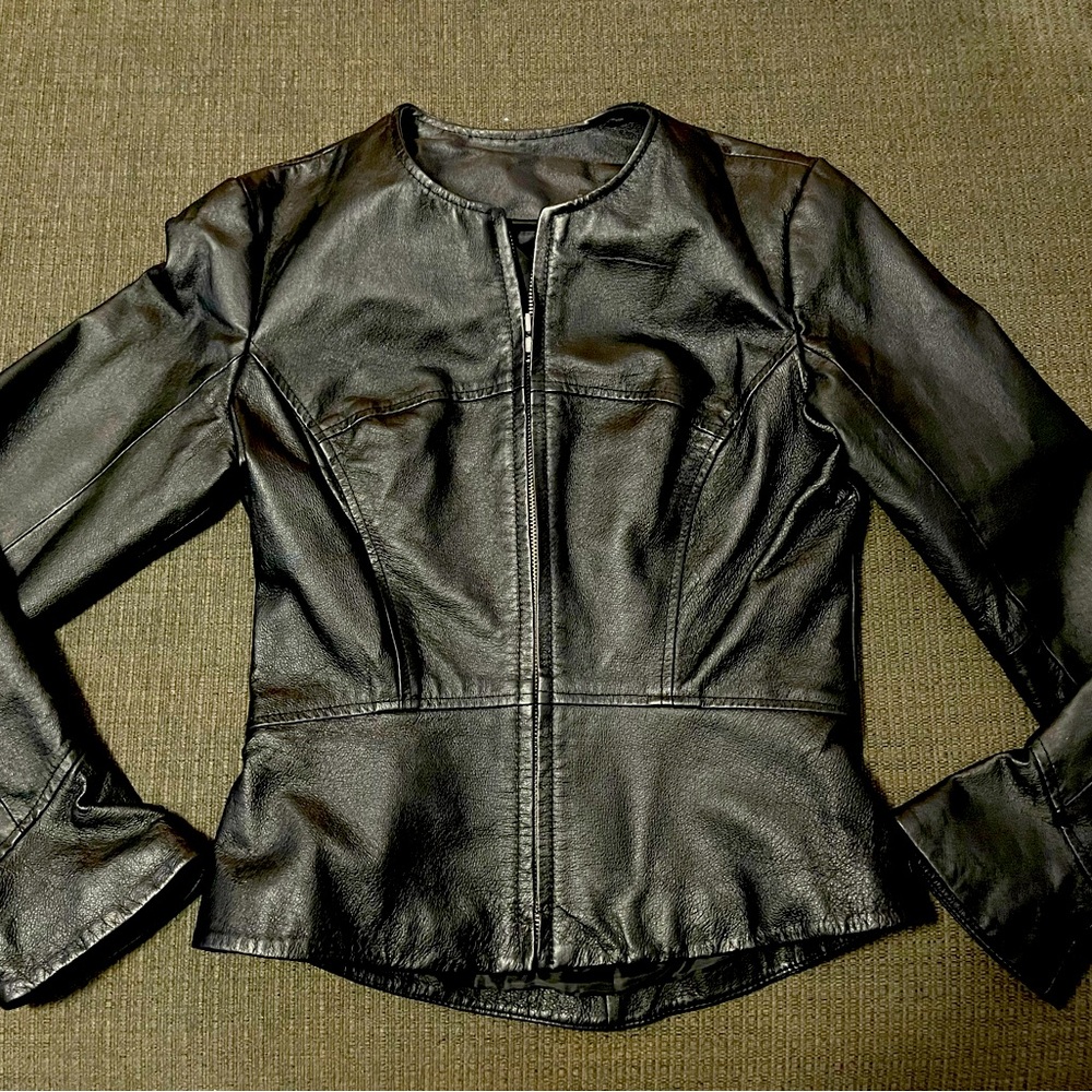 Shape FX Dark Leather Jacket